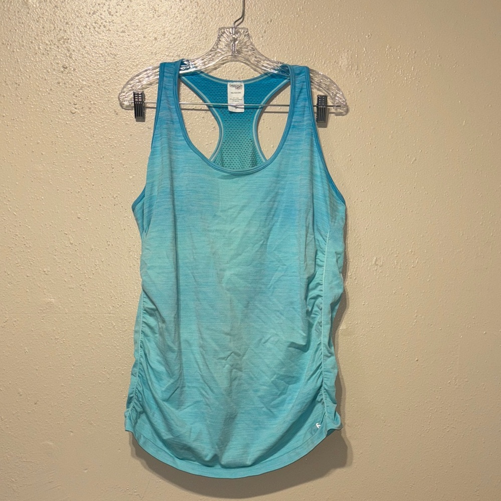 Danskin Now Light Blue Racerback Tank Top